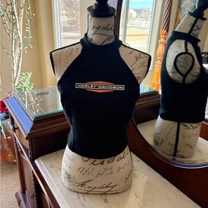 Harley-Davidson Black Crop Top